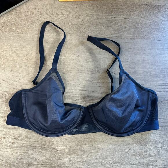 Soma Unbelievable Lift Perfect Coverage Bra Blue 34C - Picture 1 of 3